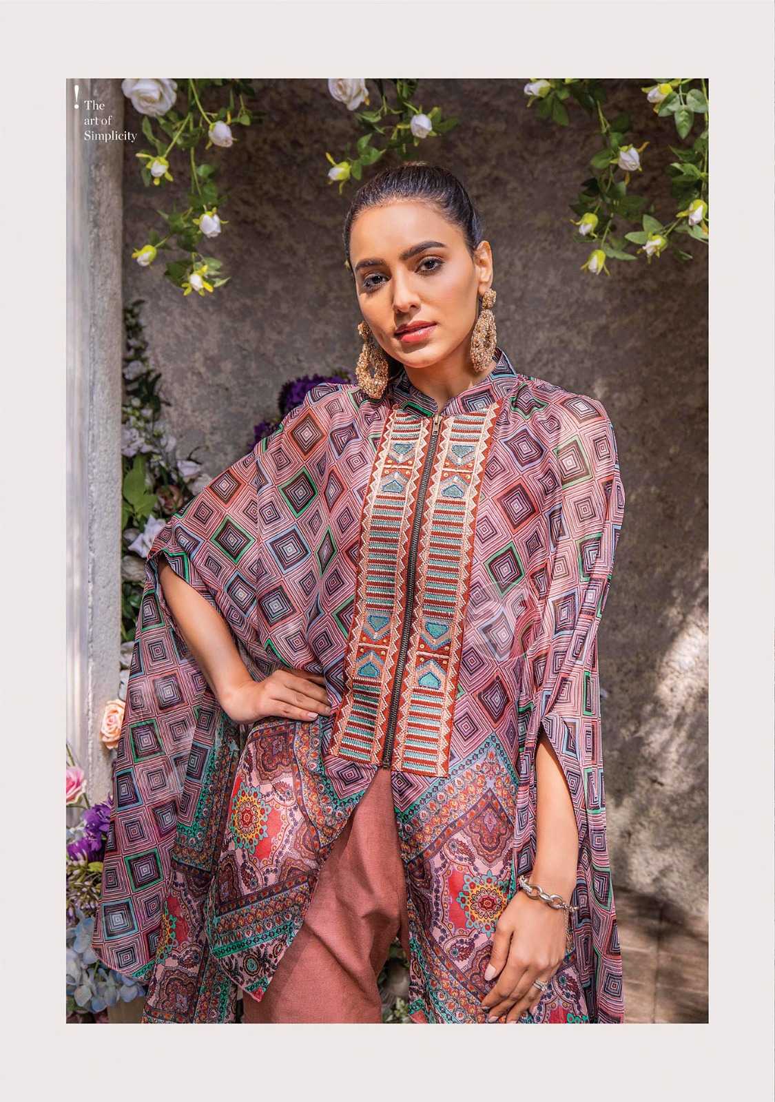 Anju Fabrics Cape Style Kurti Wholesale catalog