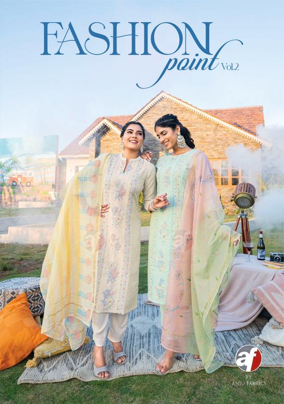 Anju Fabrics Fashion Point Kurti Wholesale catalog