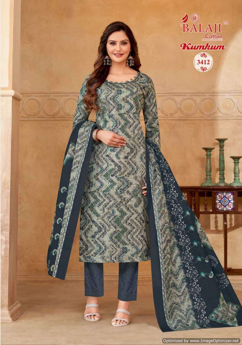 Balaji Kumkum Vol-34 – Dress Material - Wholesale Catalog