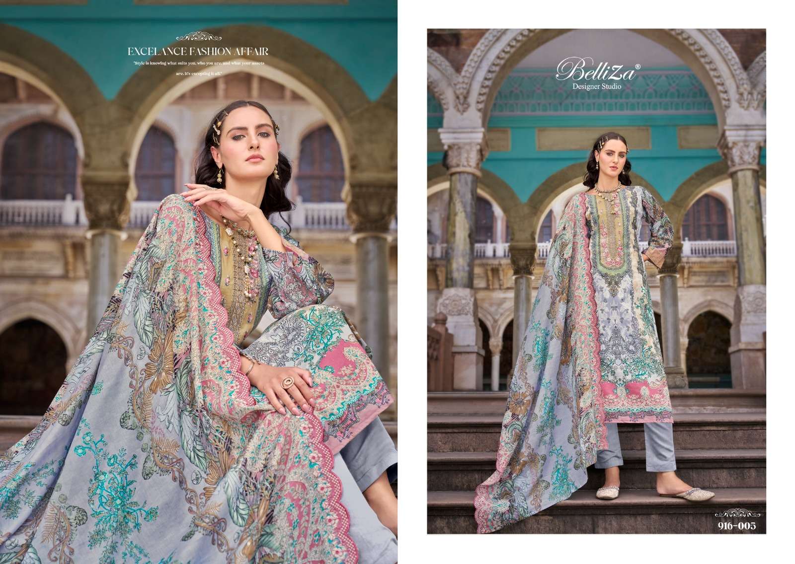 Belliza Guzarish Vol 8 Cotton Digital Printed Dress Material Wholesale catalog