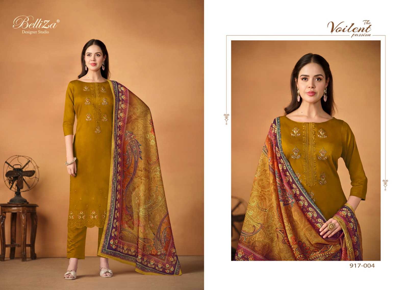Belliza Jashn E Ishq Vol 8 Cotton Embroidered Dress Material Wholesale catalog