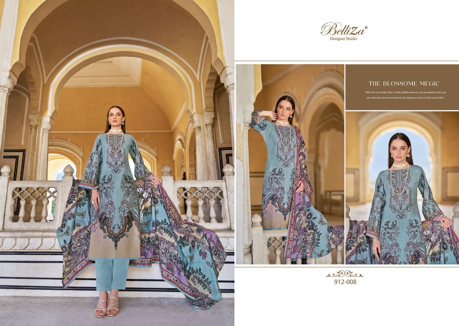 Belliza Naira Vol 49 Cotton Digital Printed Dress Material Wholesale catalog