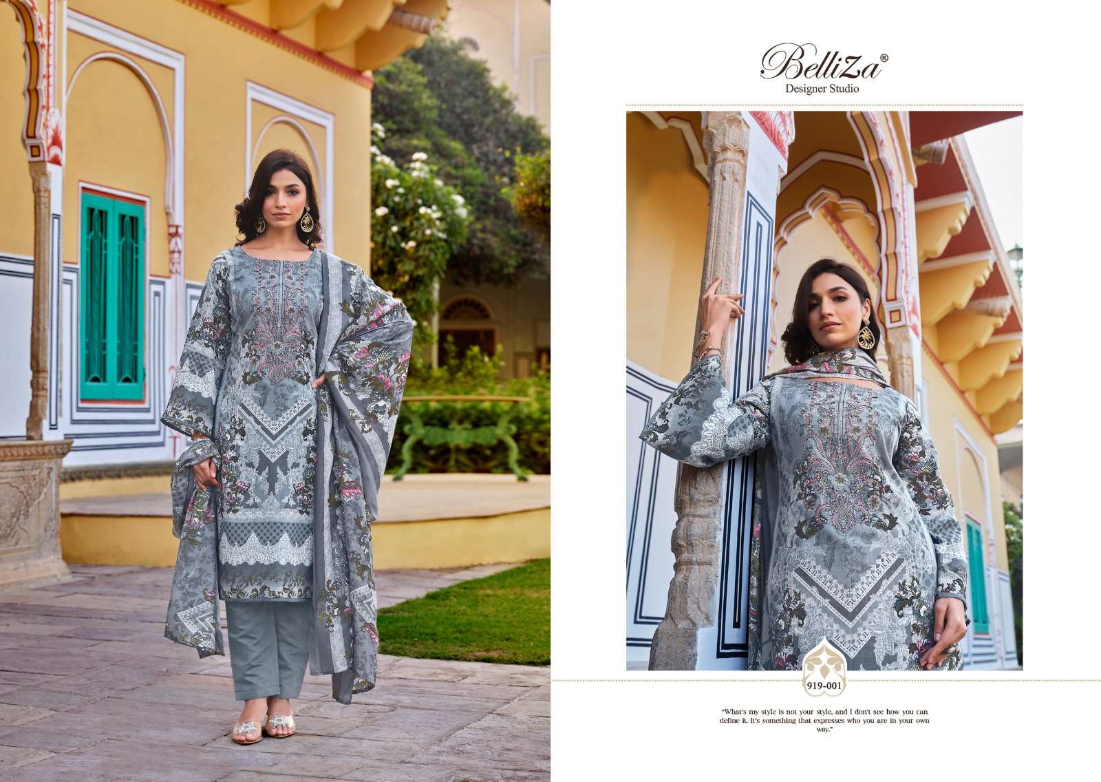 Belliza Naira Vol 52 Cotton Digital Printed Dress Material Wholesale catalog