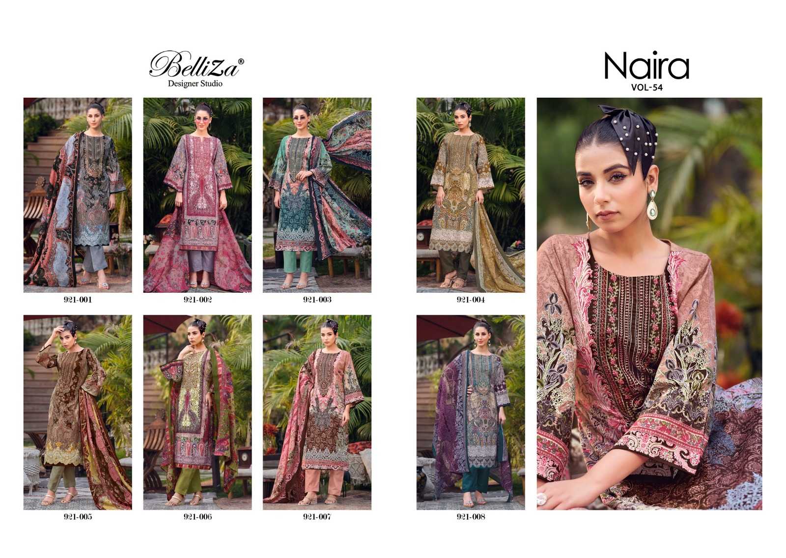 Belliza Naira Vol 54 Cotton Printed Dress Material Wholesale catalog