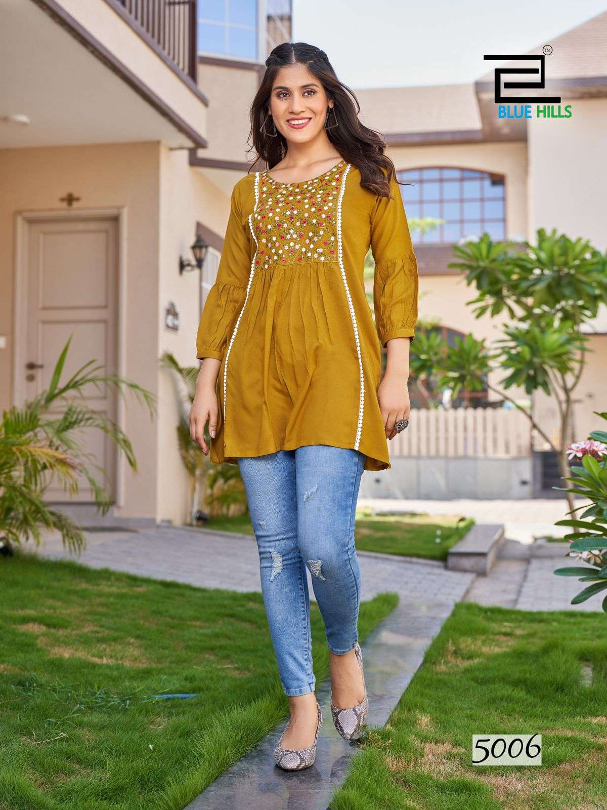 Blue Hills SOFIA VOL 5 Kurti Wholesale catalog