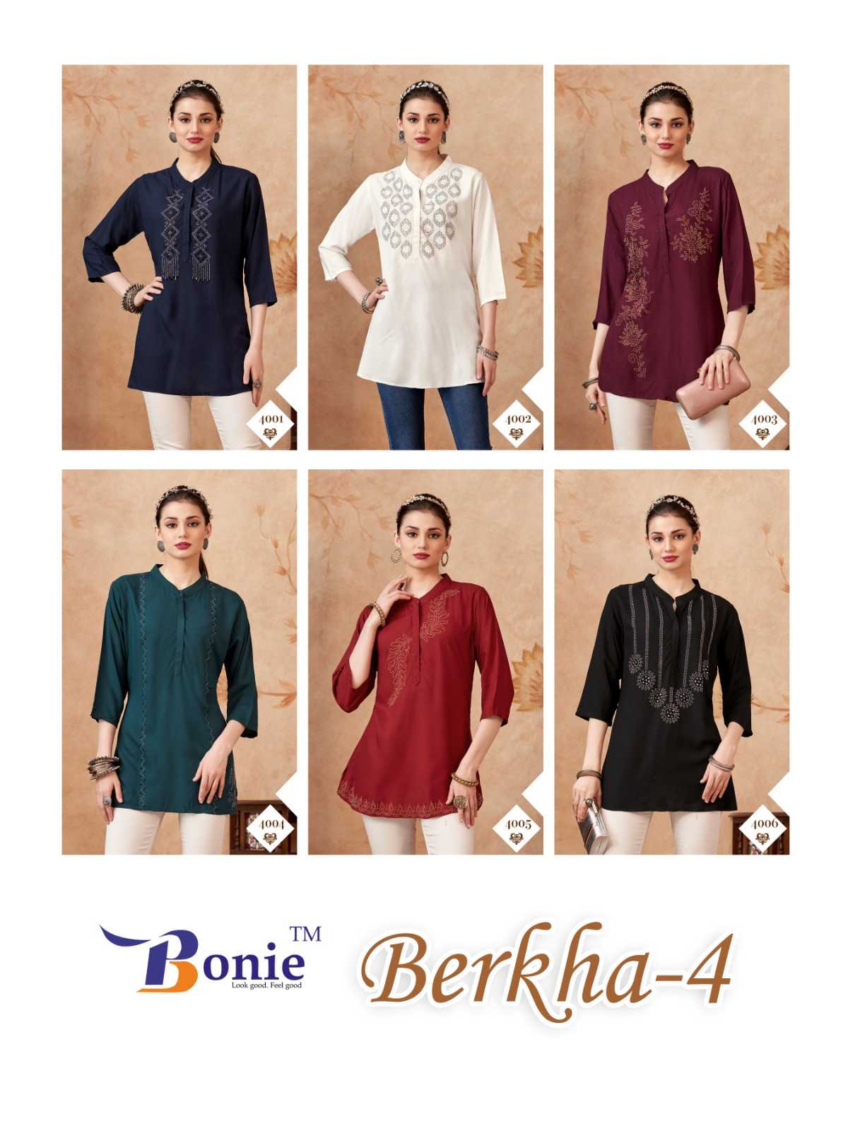 BONIE BERKHA VOL 5 Kurti Wholesale catalog