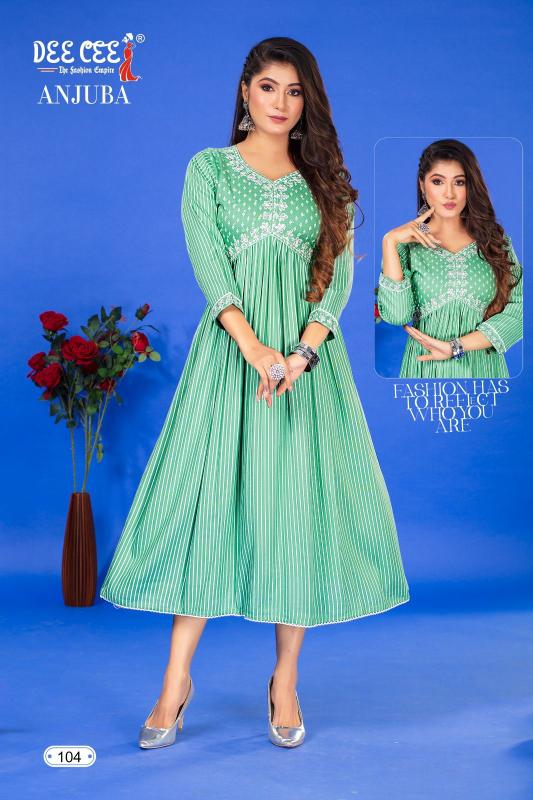 DEECEE ANJUBA Kurti Wholesale catalog