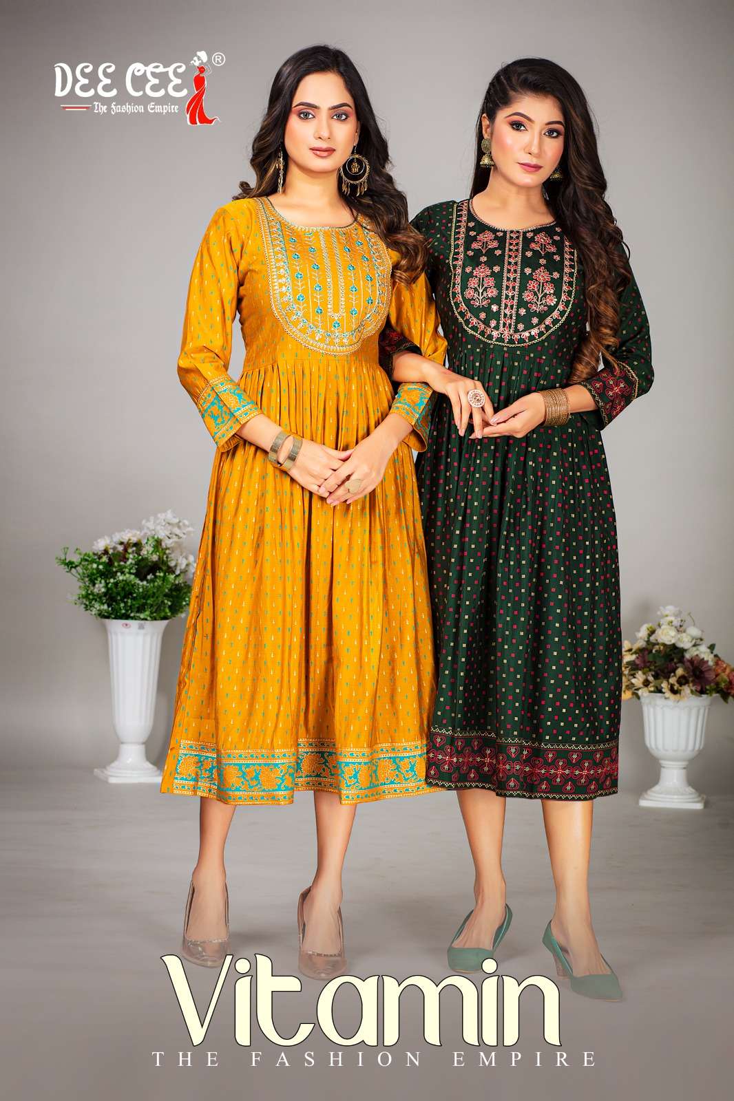 DEECEE VITAMIN Kurti Wholesale catalog