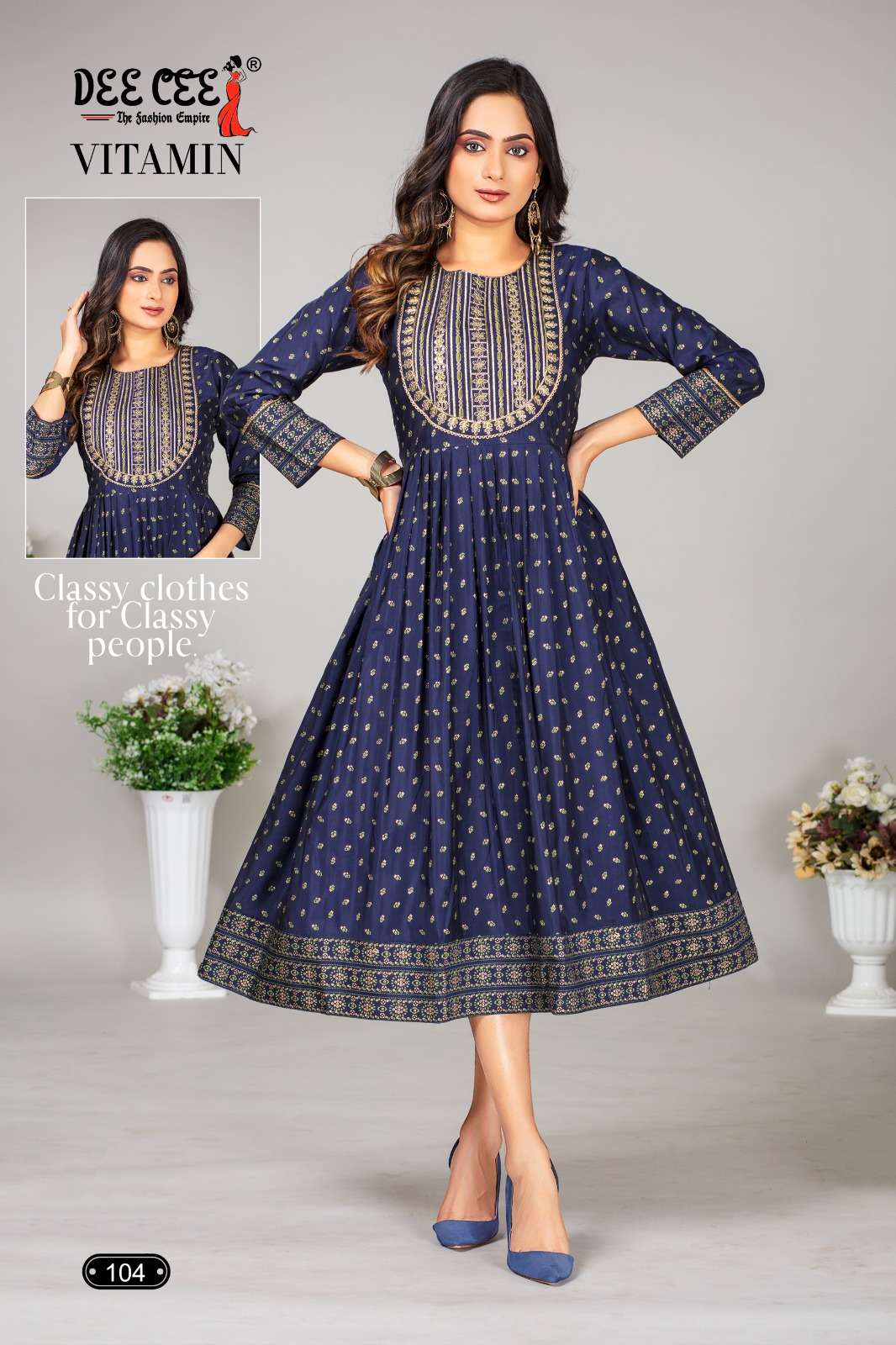 DEECEE VITAMIN Kurti Wholesale catalog