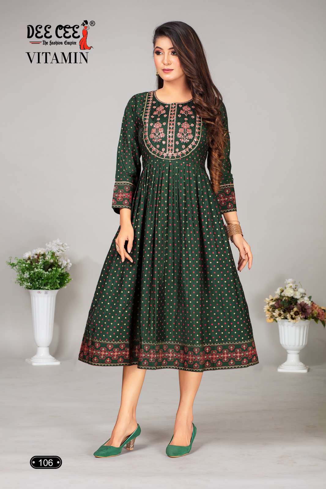 DEECEE VITAMIN Kurti Wholesale catalog