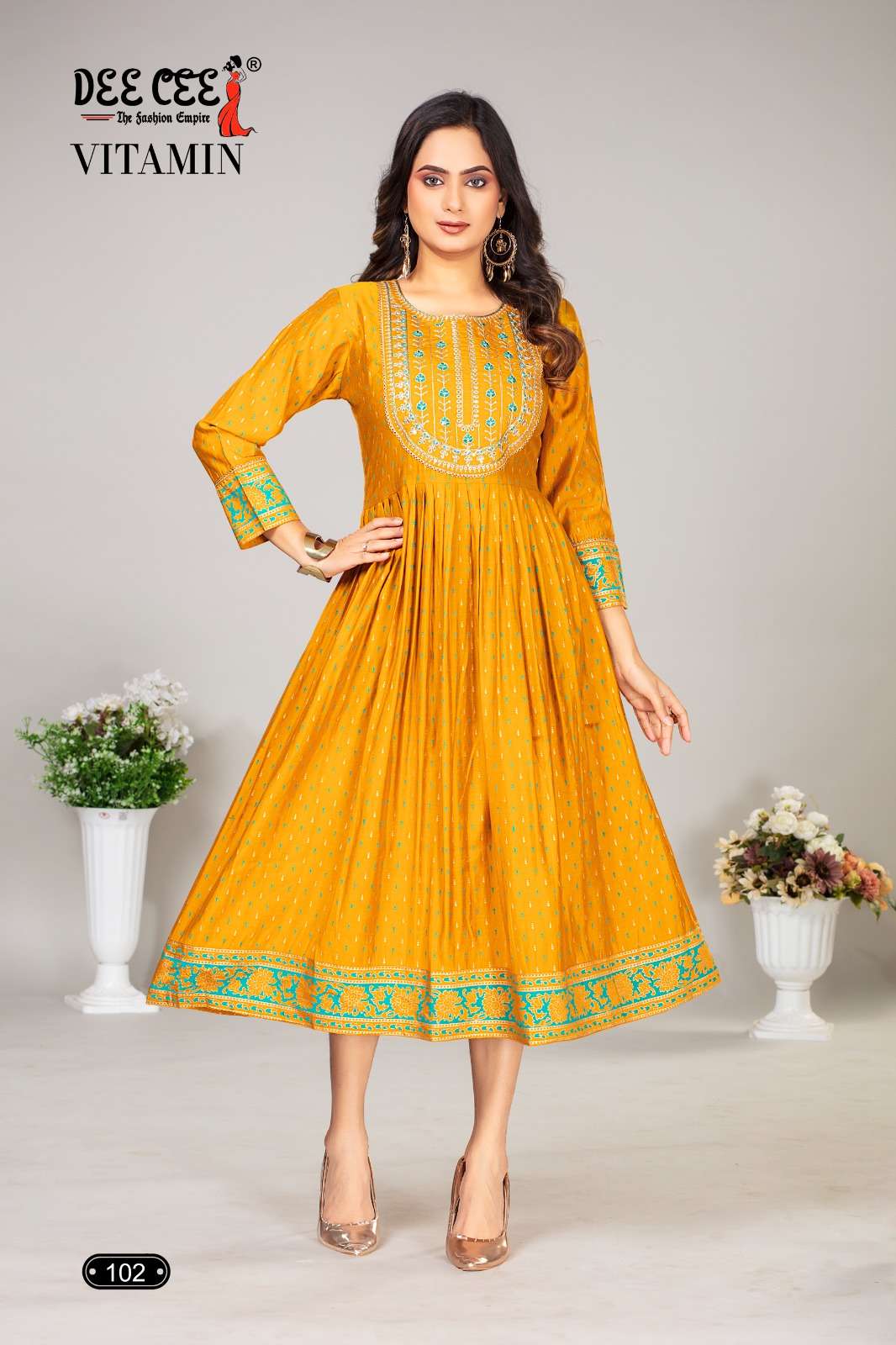 DEECEE VITAMIN Kurti Wholesale catalog