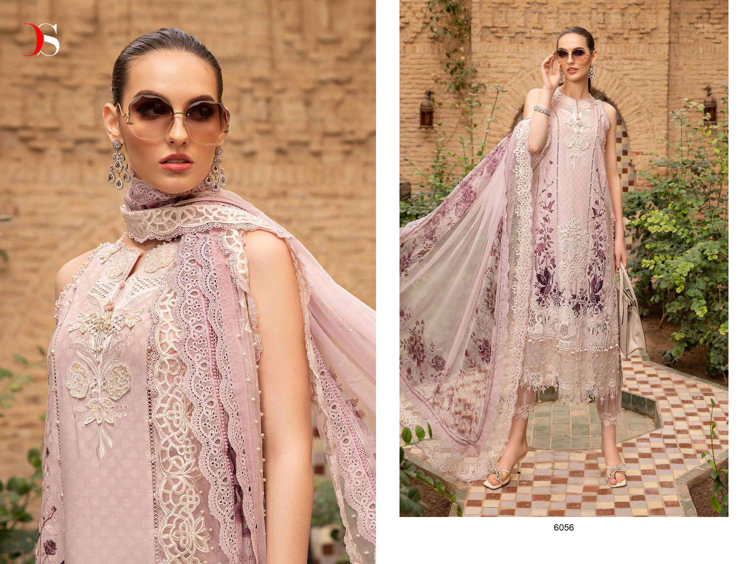 Deepsy Maria B Voyage Lawn 24 Chiffon Dupatta Pakistani Suit Wholesale catalog