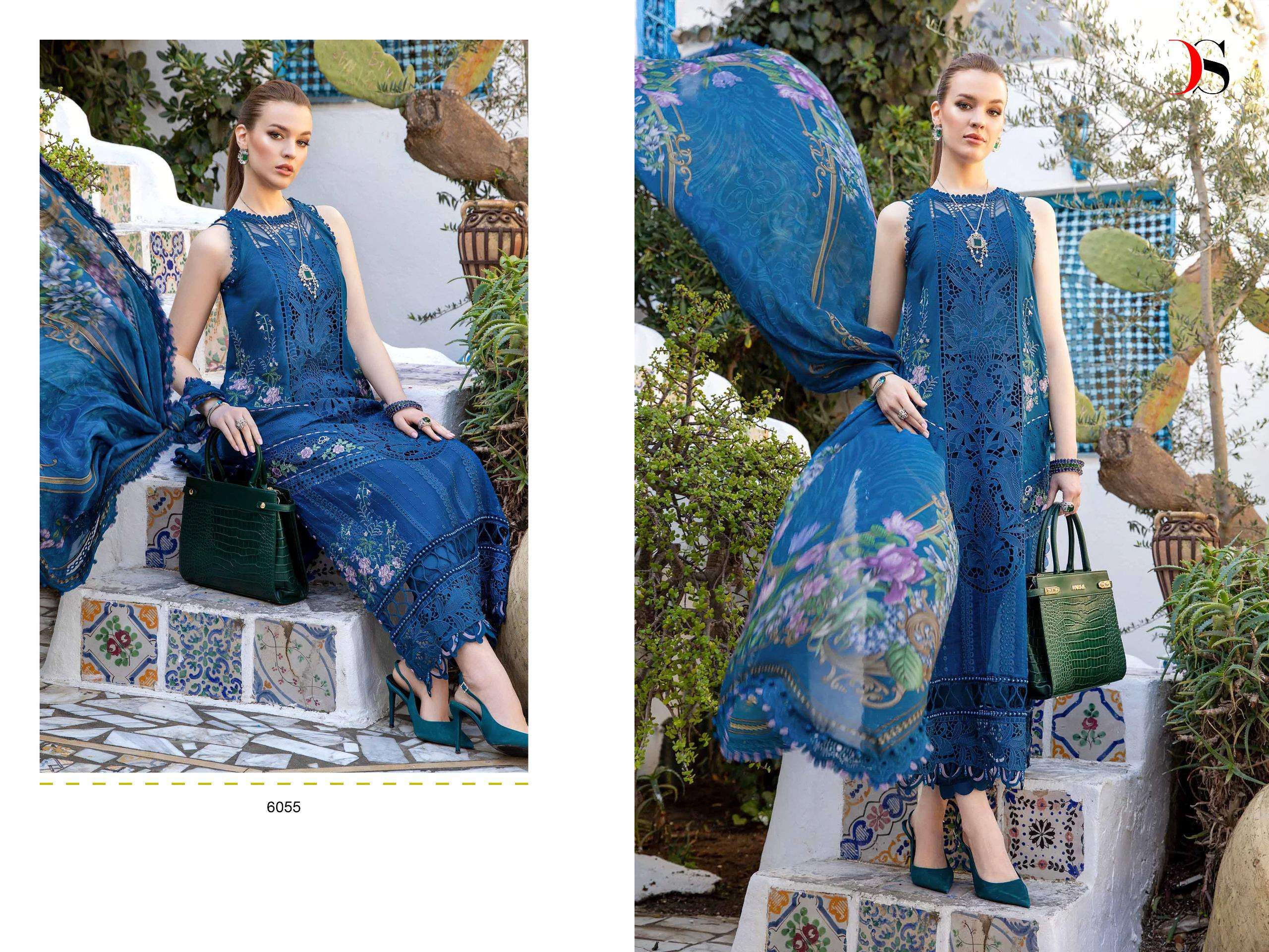 Deepsy Maria B Voyage Lawn 24 Chiffon Dupatta Pakistani Suit Wholesale catalog