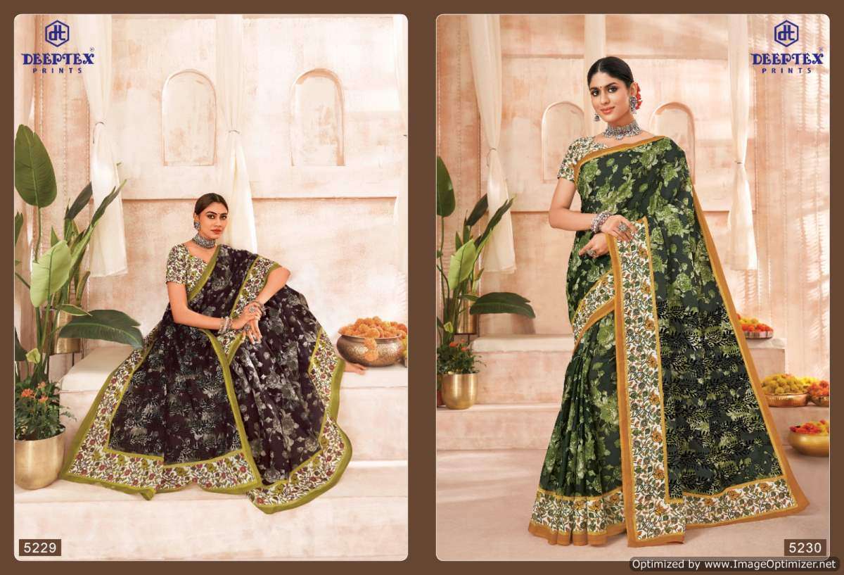 Deeptex Mother India Vol-52 – Cotton Sarees - Wholesale Catalog