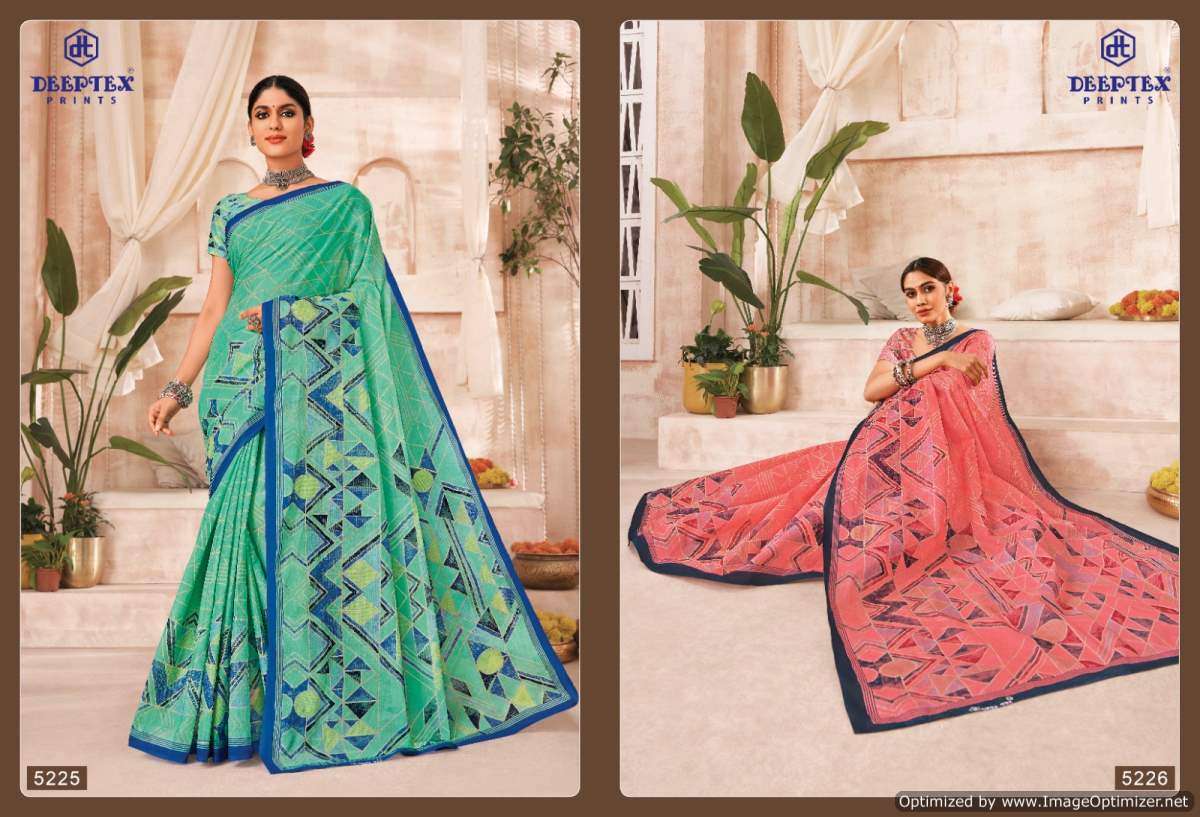 Deeptex Mother India Vol-52 – Cotton Sarees - Wholesale Catalog