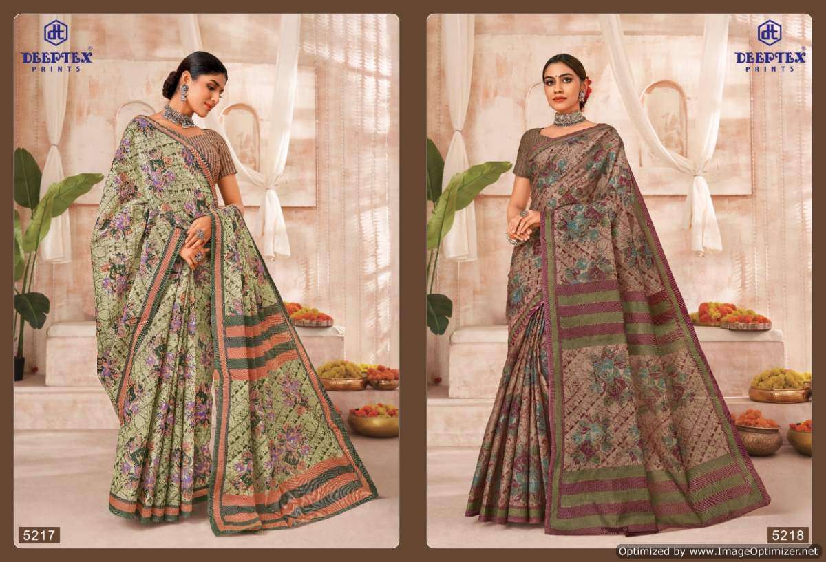 Deeptex Mother India Vol-52 – Cotton Sarees - Wholesale Catalog