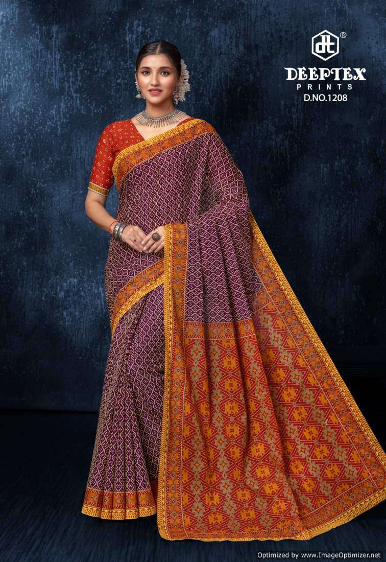 Deeptex Prime Time Vol-12 – Cotton Sarees - Wholesale Catalog