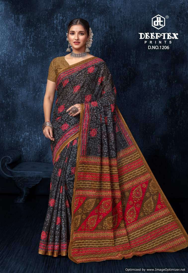 Deeptex Prime Time Vol-12 – Cotton Sarees - Wholesale Catalog