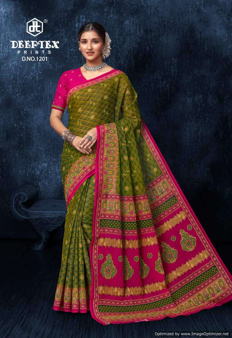 Deeptex Prime Time Vol-12 – Cotton Sarees - Wholesale Catalog