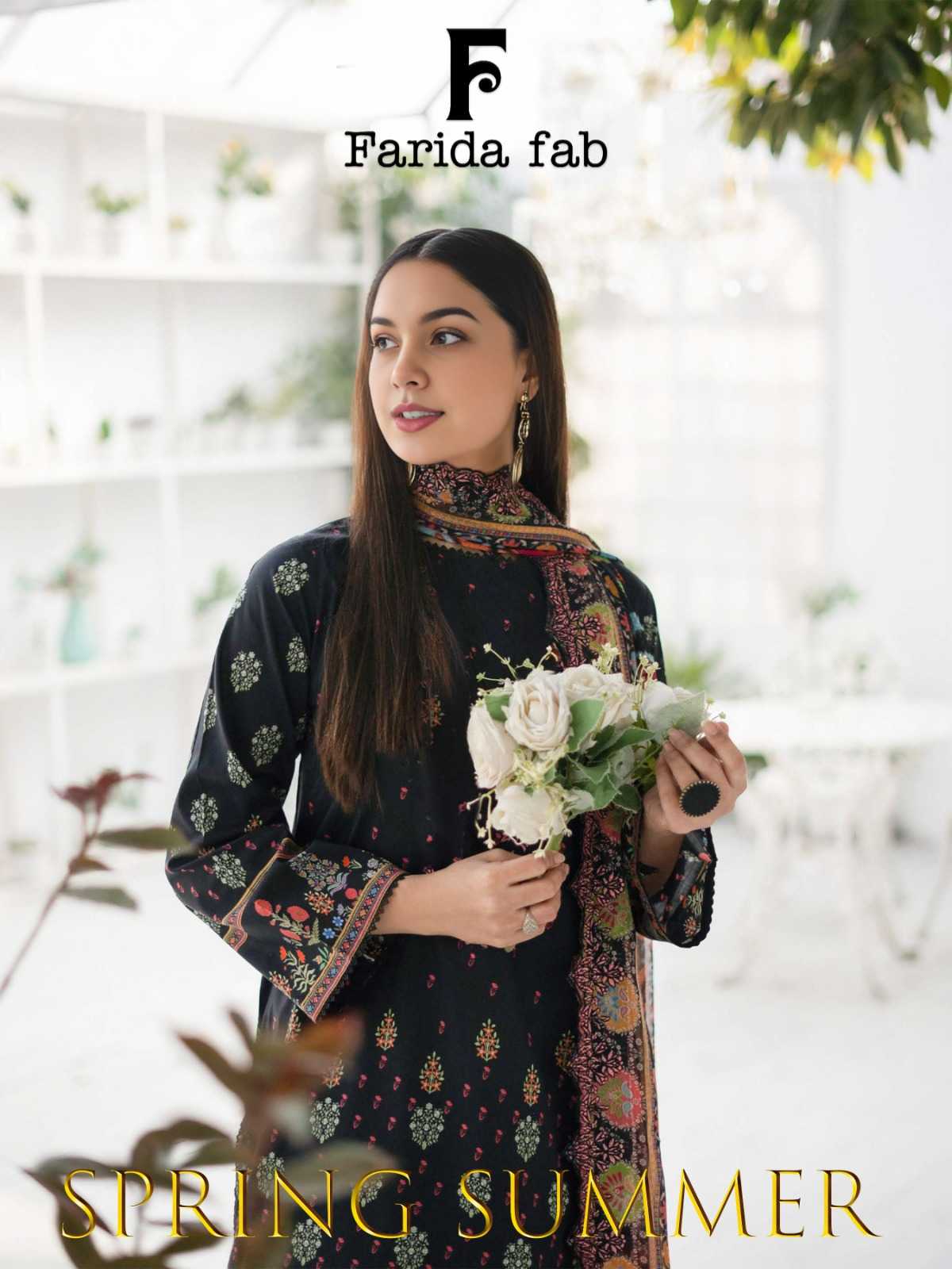 Farida Fab Spring Summer – Dress Material - Wholesale Catalog