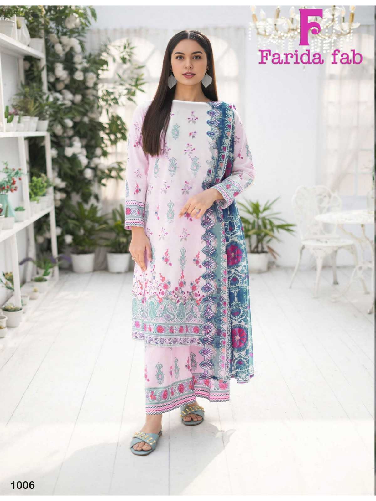 Farida Fab Spring Summer – Dress Material - Wholesale Catalog