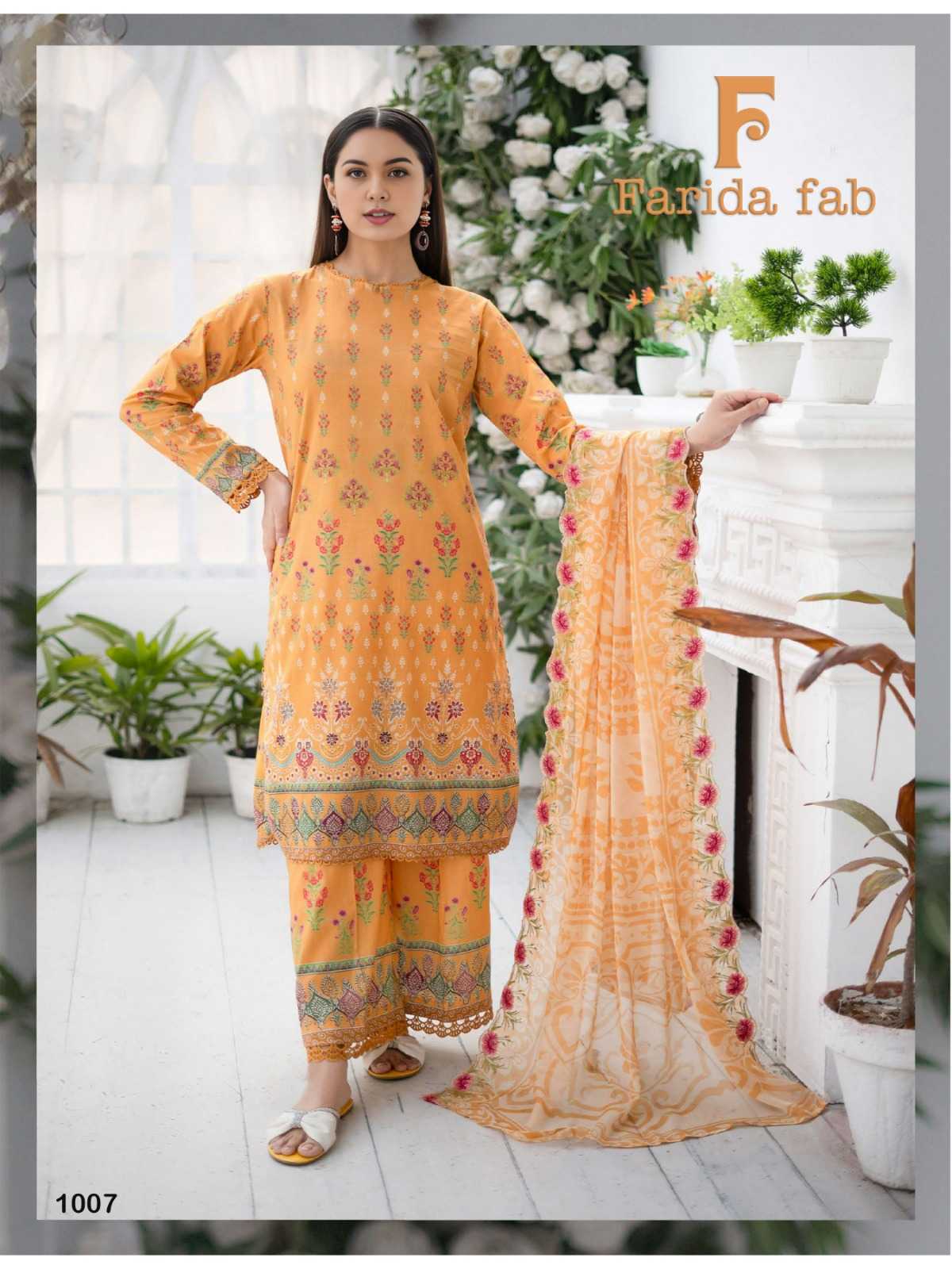 Farida Fab Spring Summer – Dress Material - Wholesale Catalog