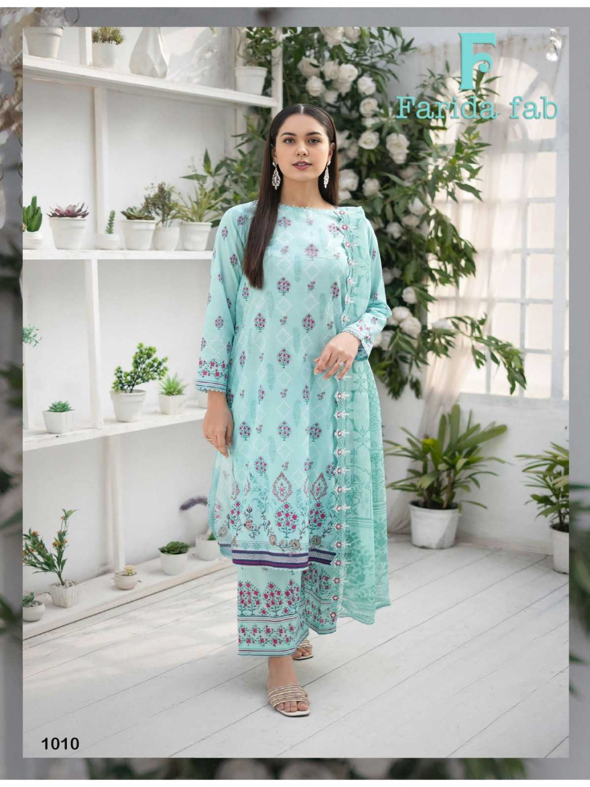 Farida Fab Spring Summer – Dress Material - Wholesale Catalog