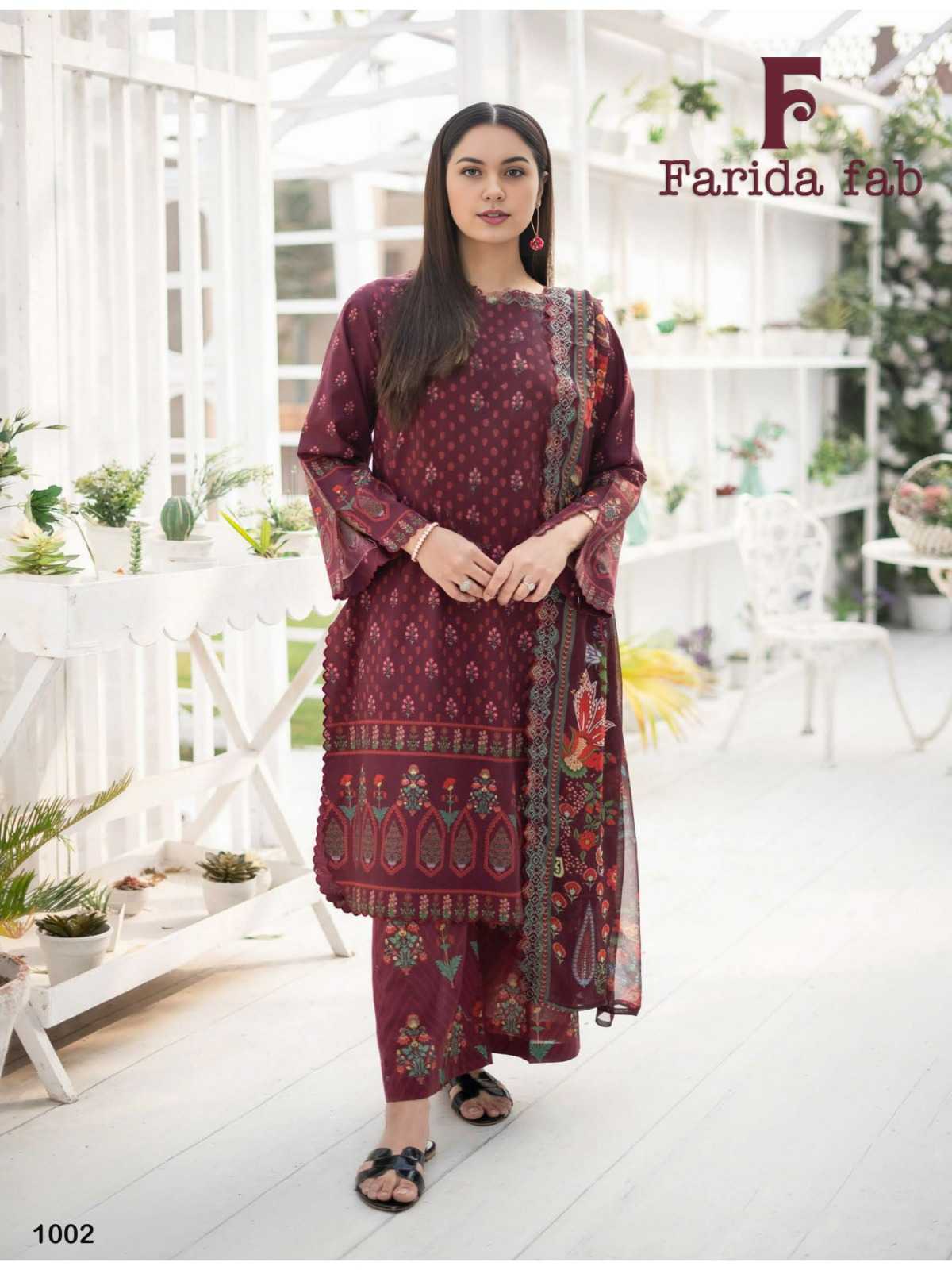 Farida Fab Spring Summer – Dress Material - Wholesale Catalog