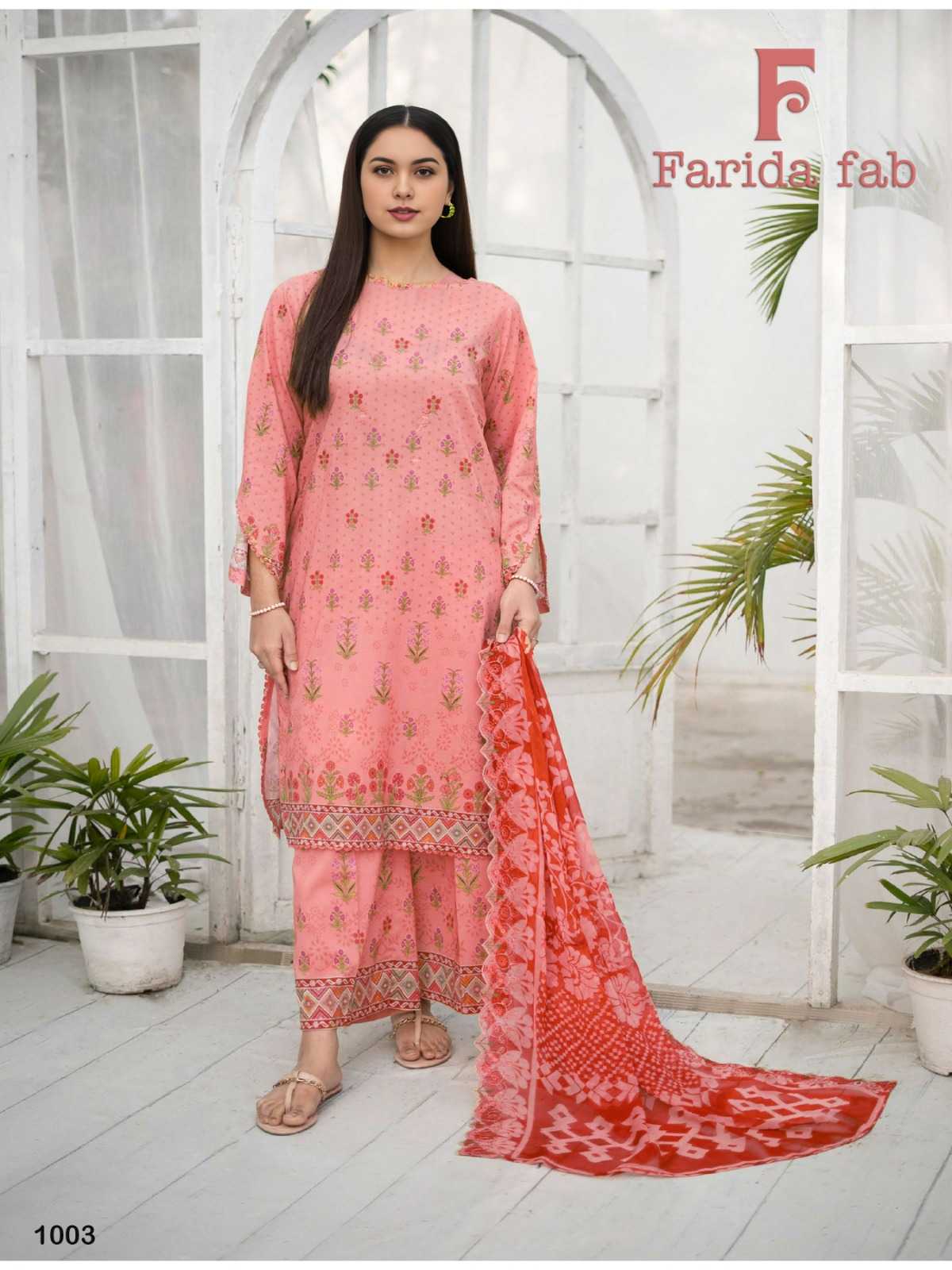 Farida Fab Spring Summer – Dress Material - Wholesale Catalog