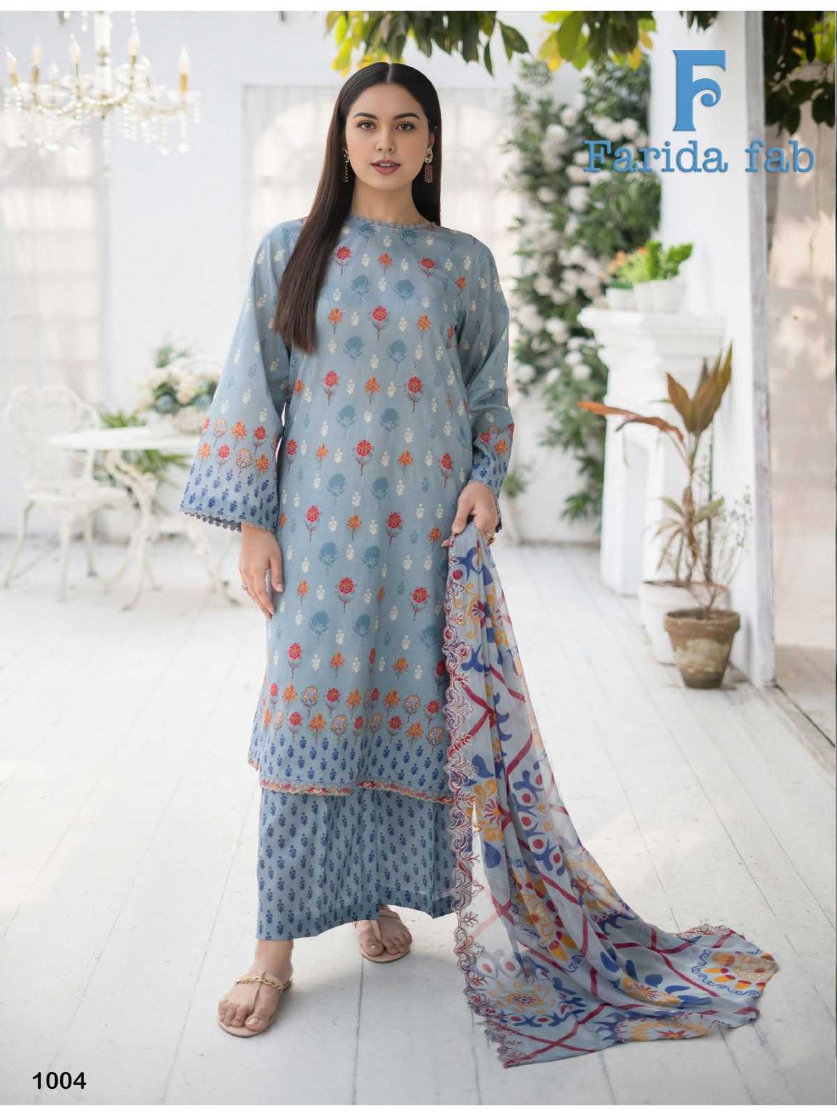 Farida Fab Spring Summer – Dress Material - Wholesale Catalog