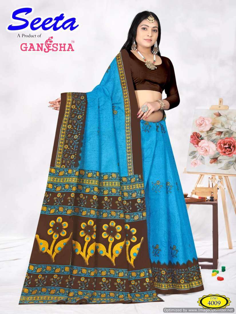 Ganesha Seeta Vol-4 – Cotton Sarees - Wholesale Catalog