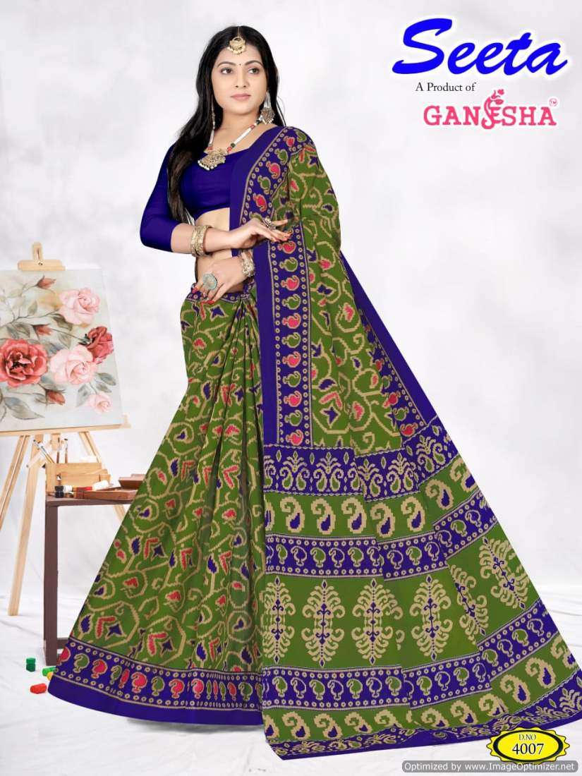 Ganesha Seeta Vol-4 – Cotton Sarees - Wholesale Catalog