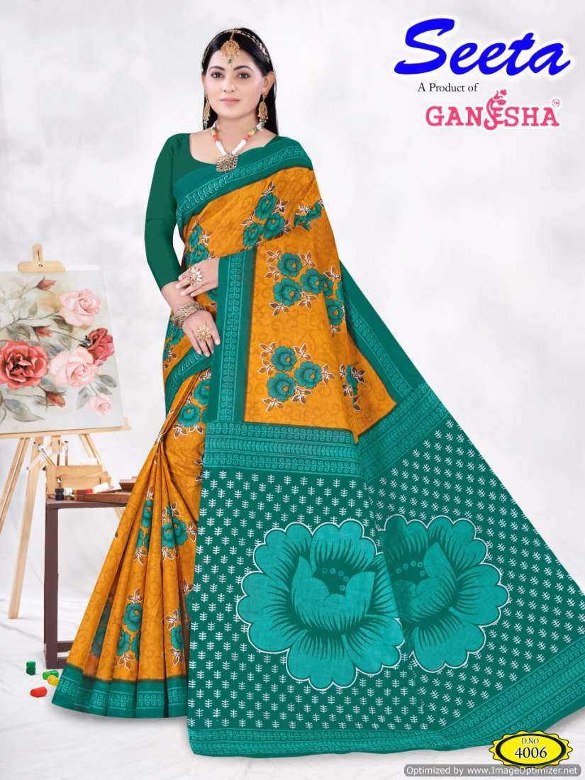 Ganesha Seeta Vol-4 – Cotton Sarees - Wholesale Catalog