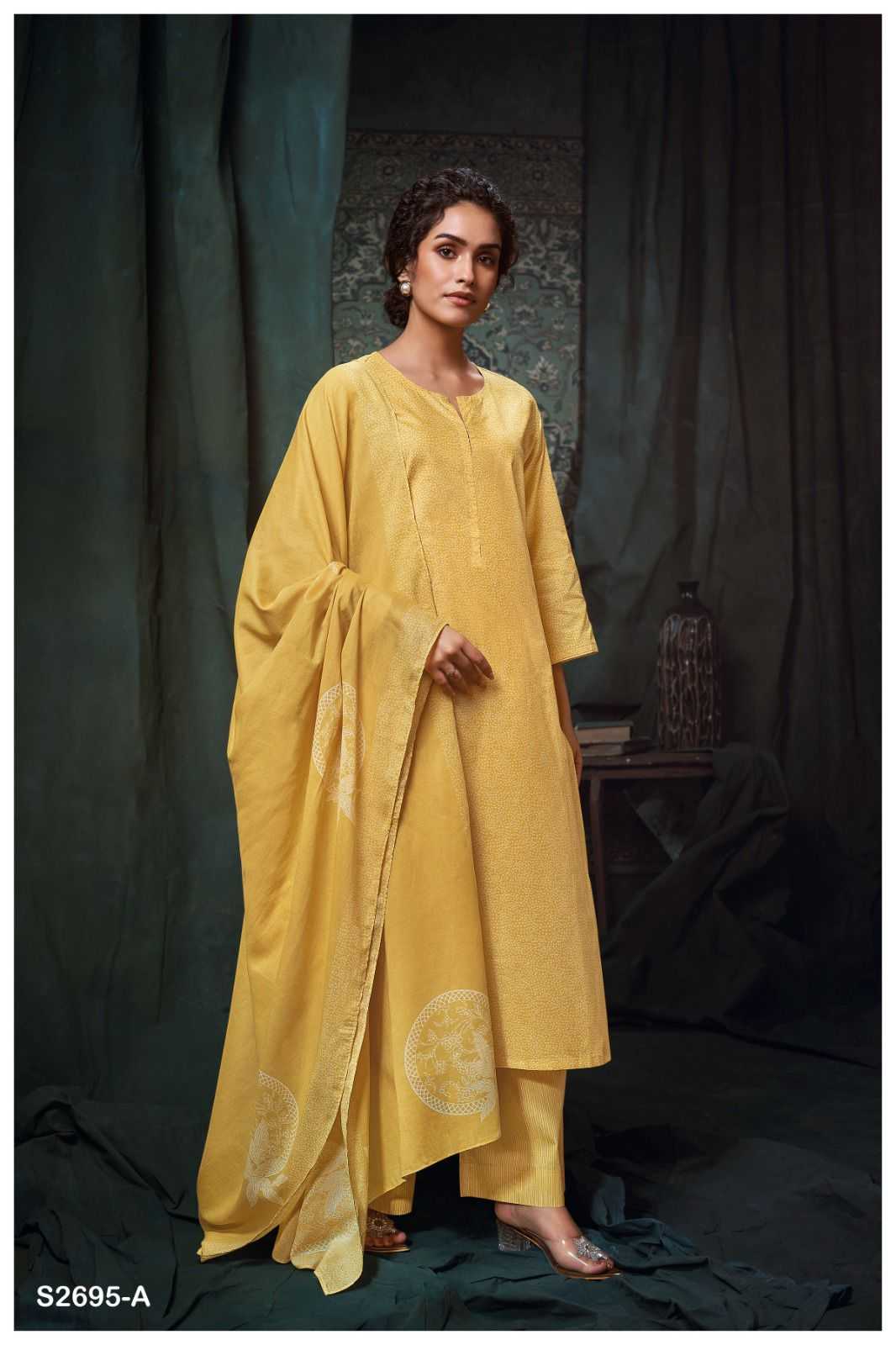 Ganga AMYRA 2695 Dress Materials Wholesale catalog