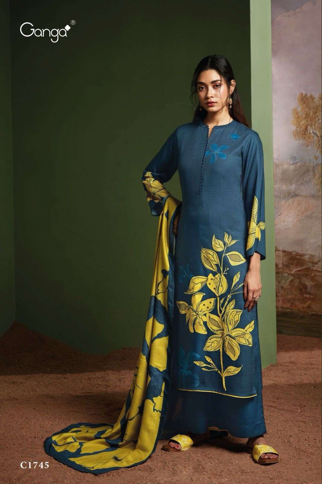 Ganga ANISHA Dress Materials Wholesale catalog