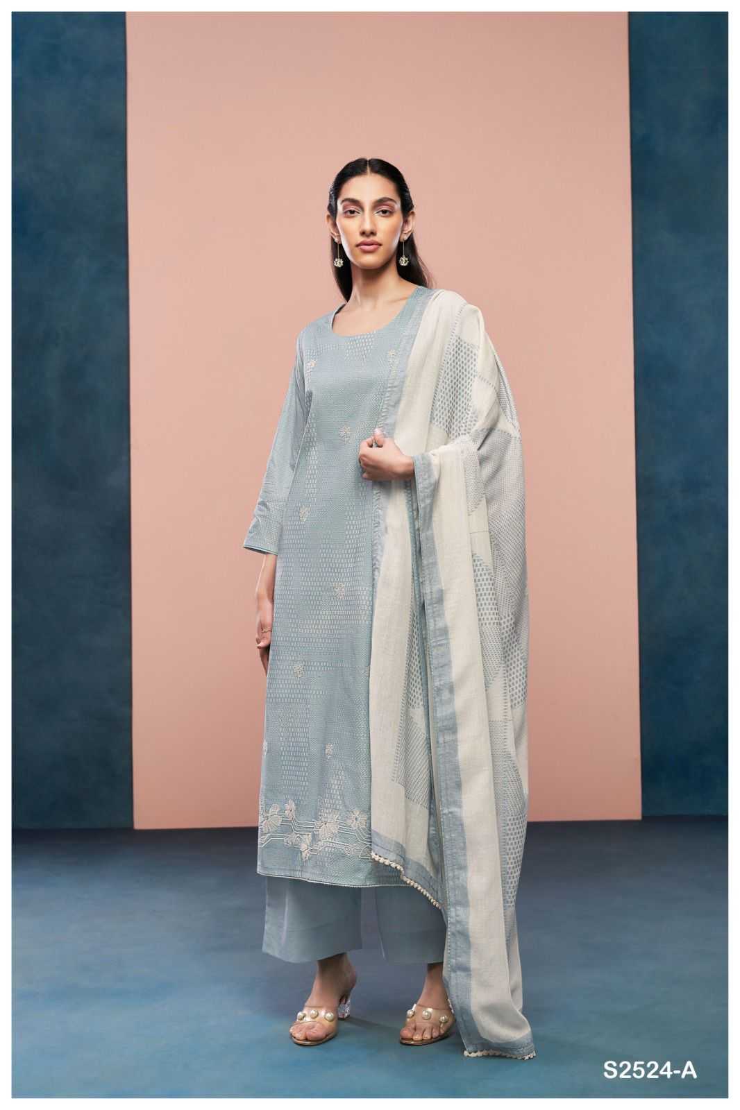 Ganga DALLYN 2524 Dress Materials Wholesale catalog