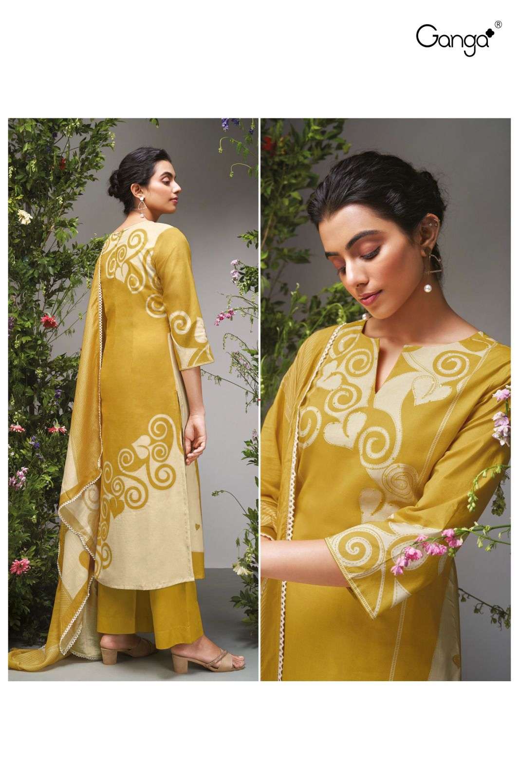 Ganga DOVIE 2460 Salwar kameez Wholesale catalog