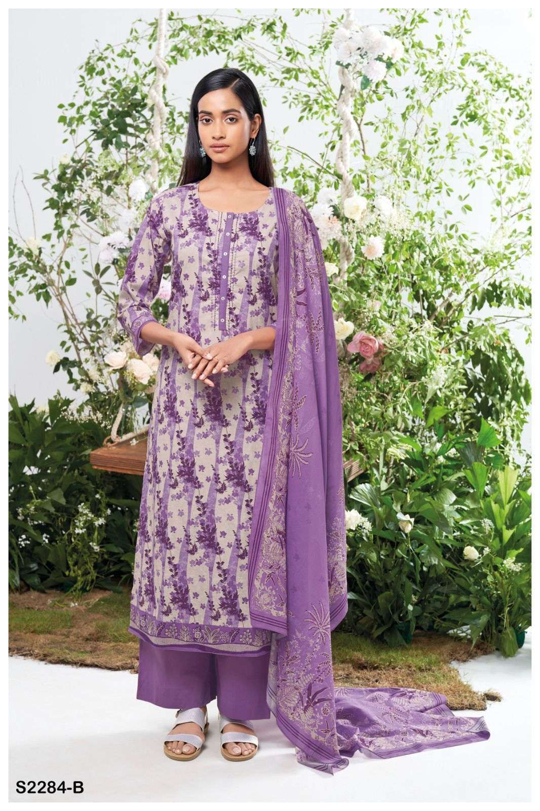 Ganga ELKIN 2284 Dress Materials Wholesale catalog