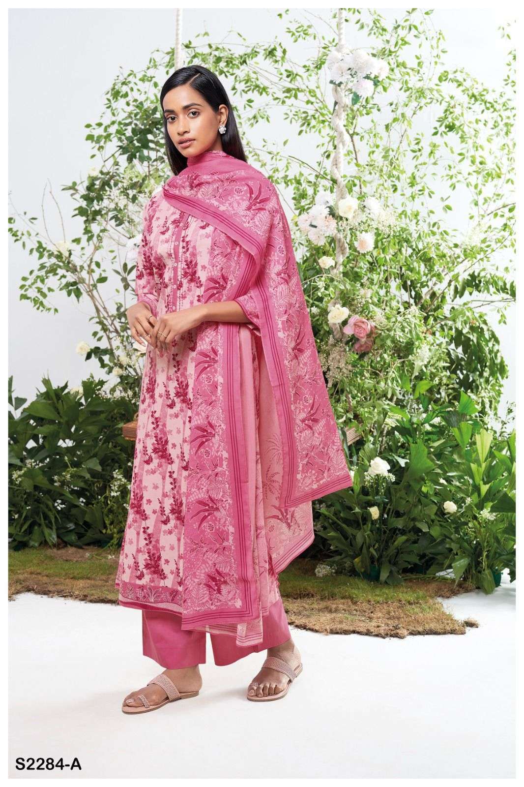 Ganga ELKIN 2284 Dress Materials Wholesale catalog