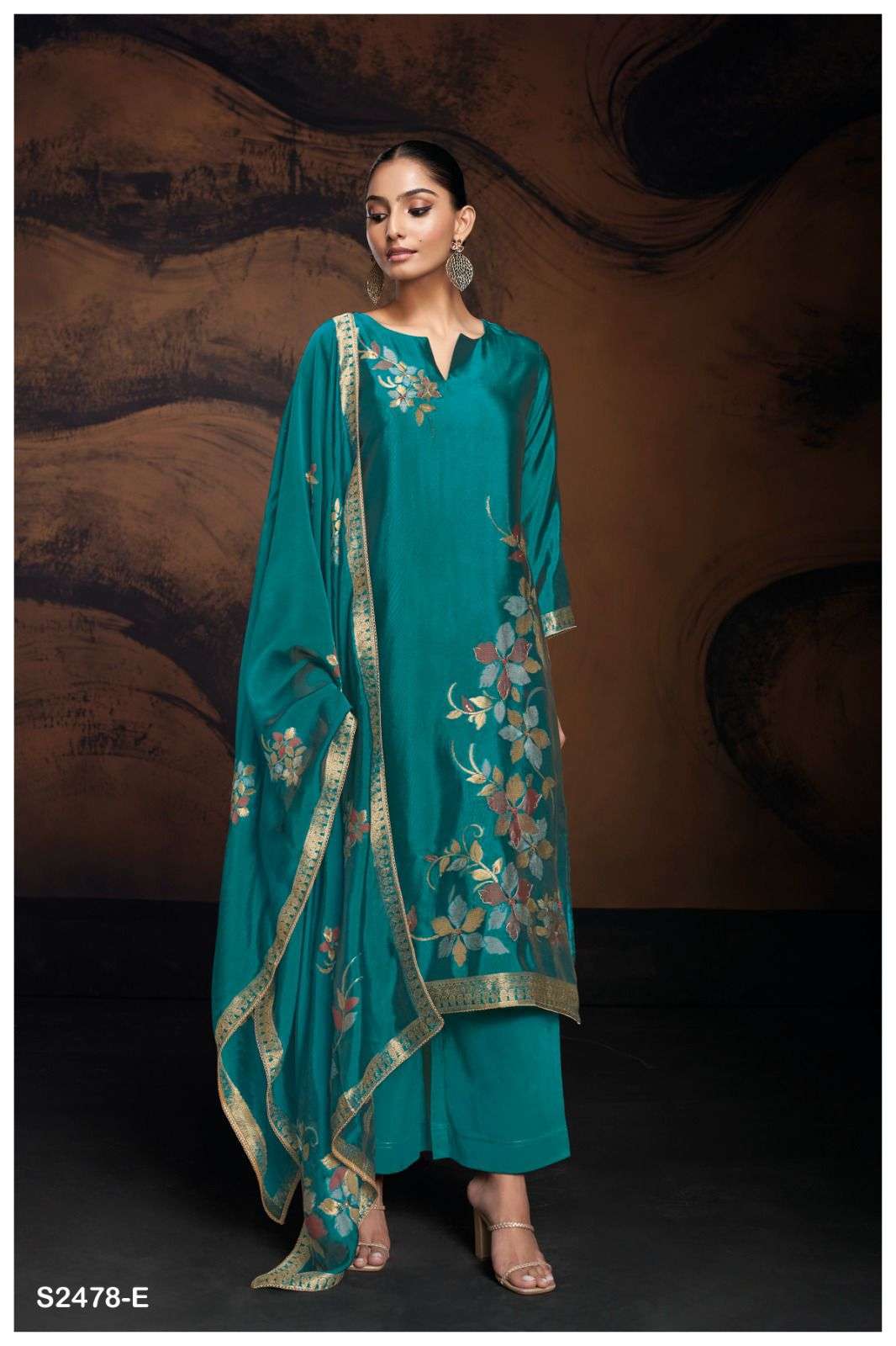 Ganga EVANIA 2478 Dress Materials Wholesale catalog