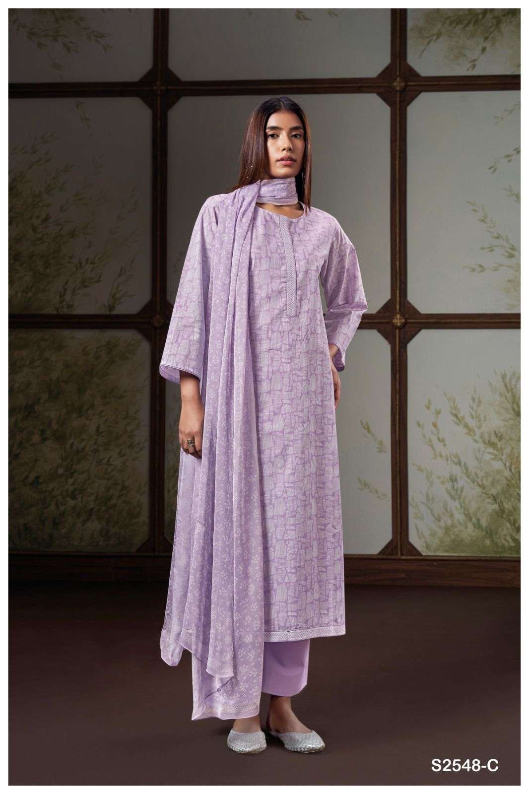 Ganga HIBAH 2548 Dress Materials Wholesale catalog