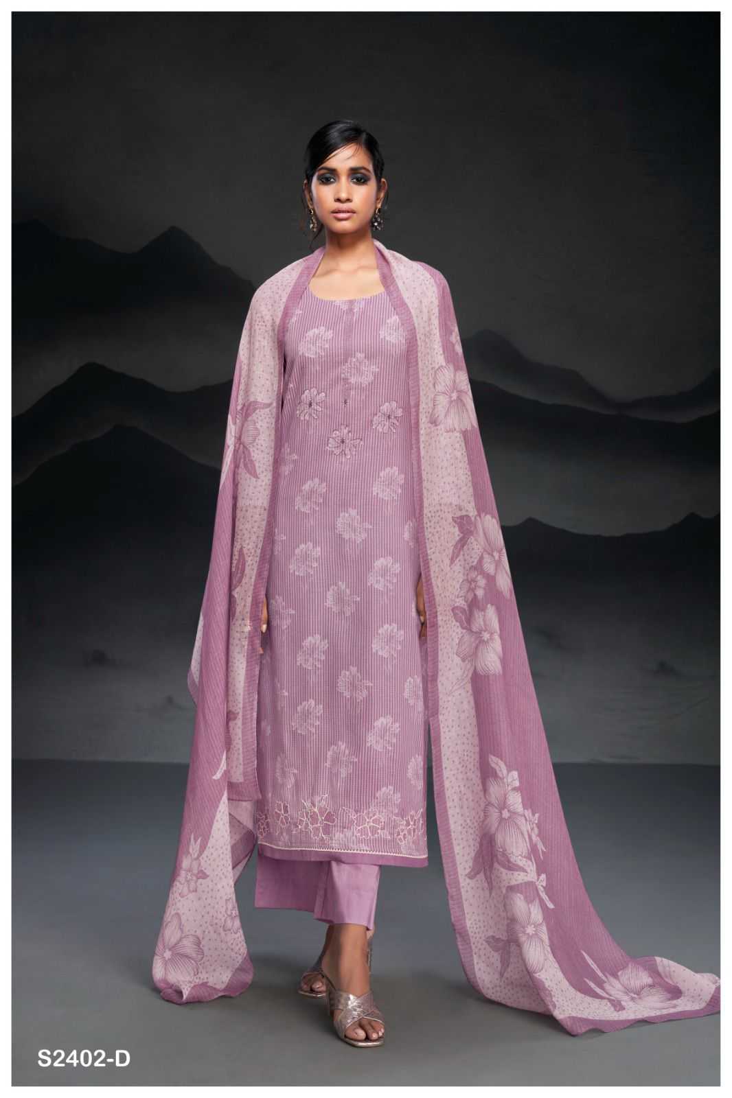 Ganga KILAH 2402 Dress Materials Wholesale catalog