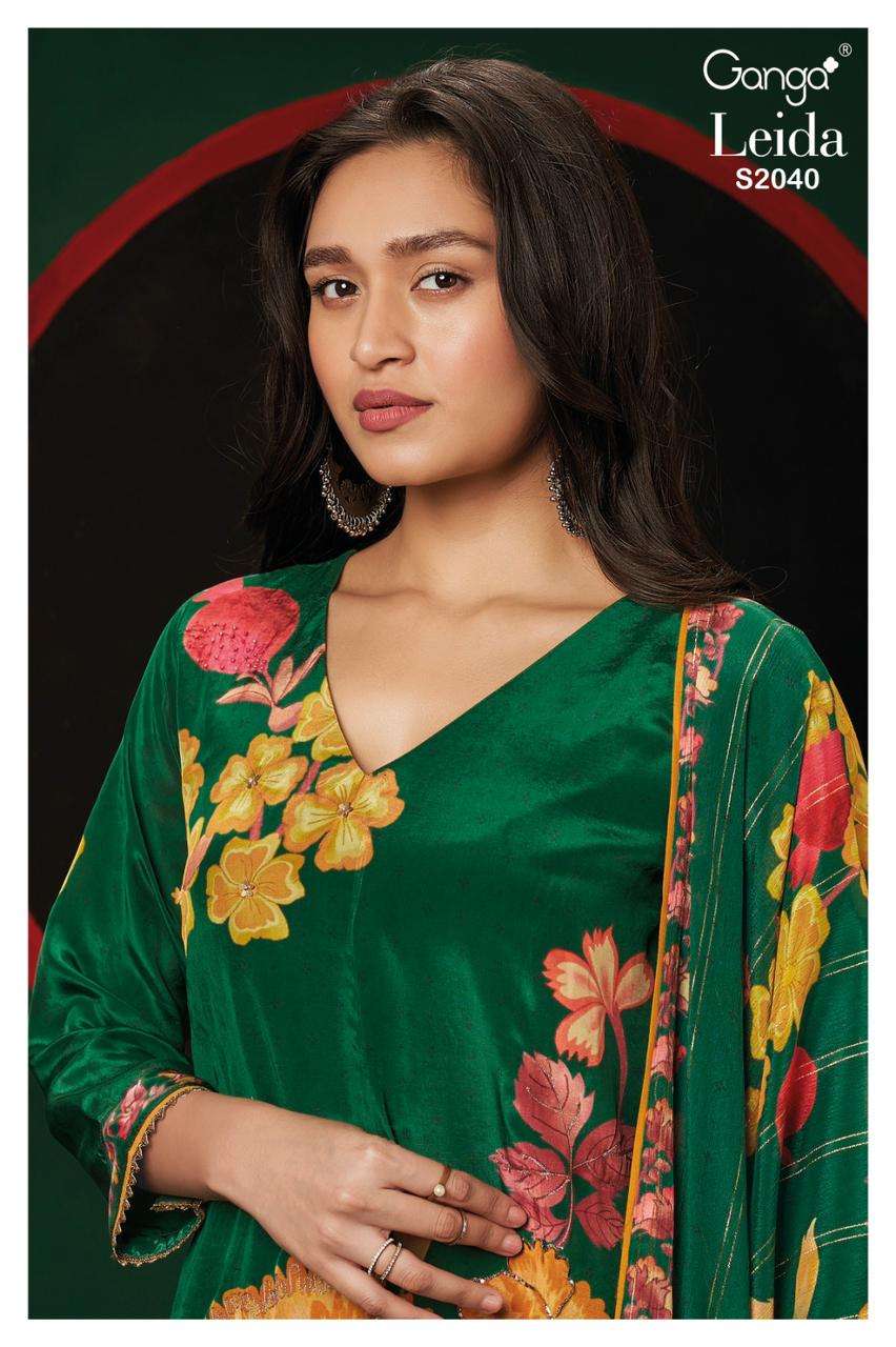 Ganga LEIDA 2040 Dress Materials Wholesale catalog