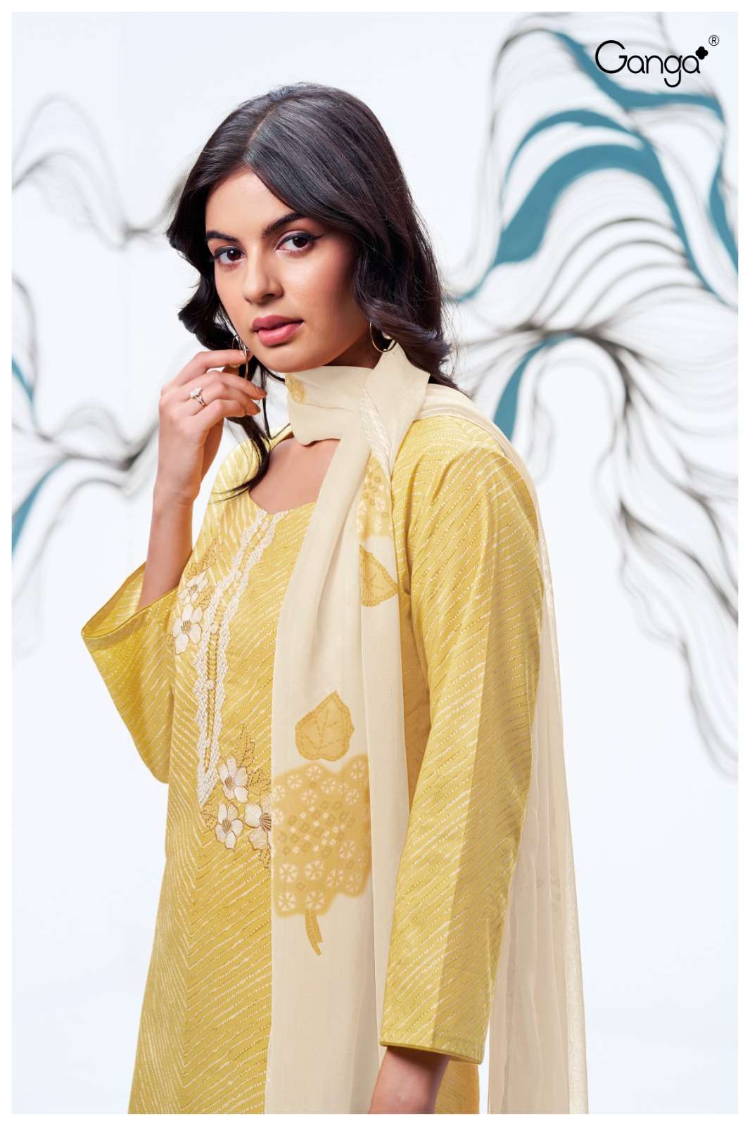 Ganga MALEAH 2383 Dress Materials Wholesale catalog