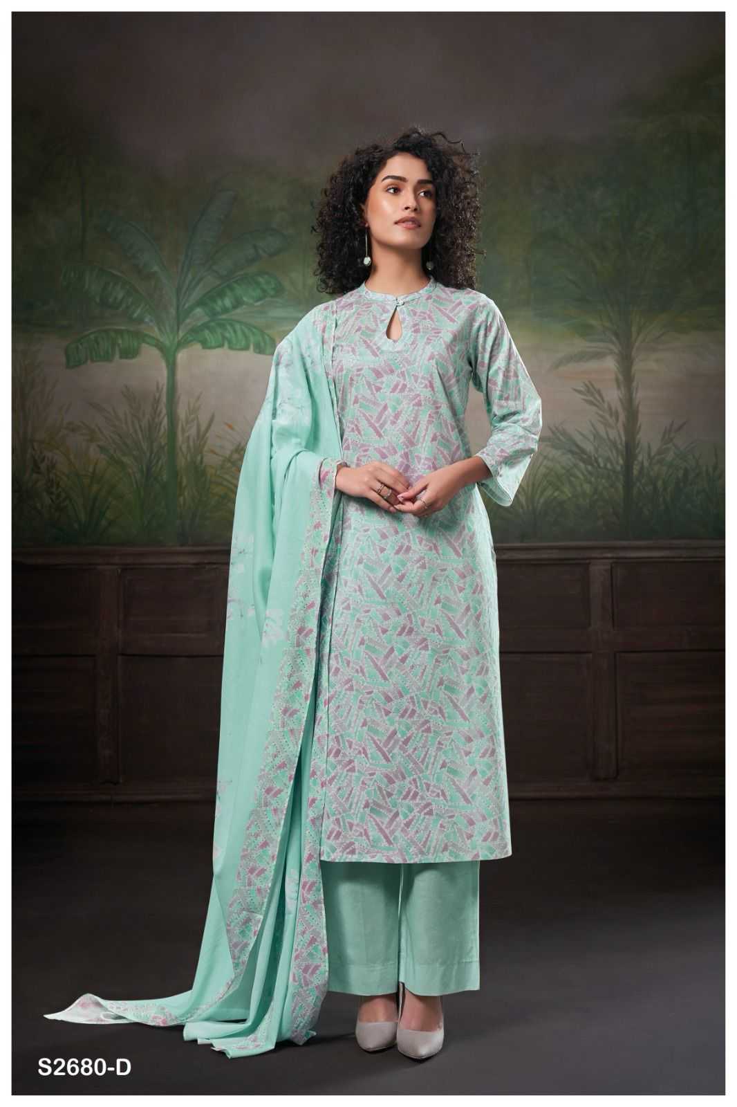 Ganga NEEVA 2680 Dress Materials Wholesale catalog