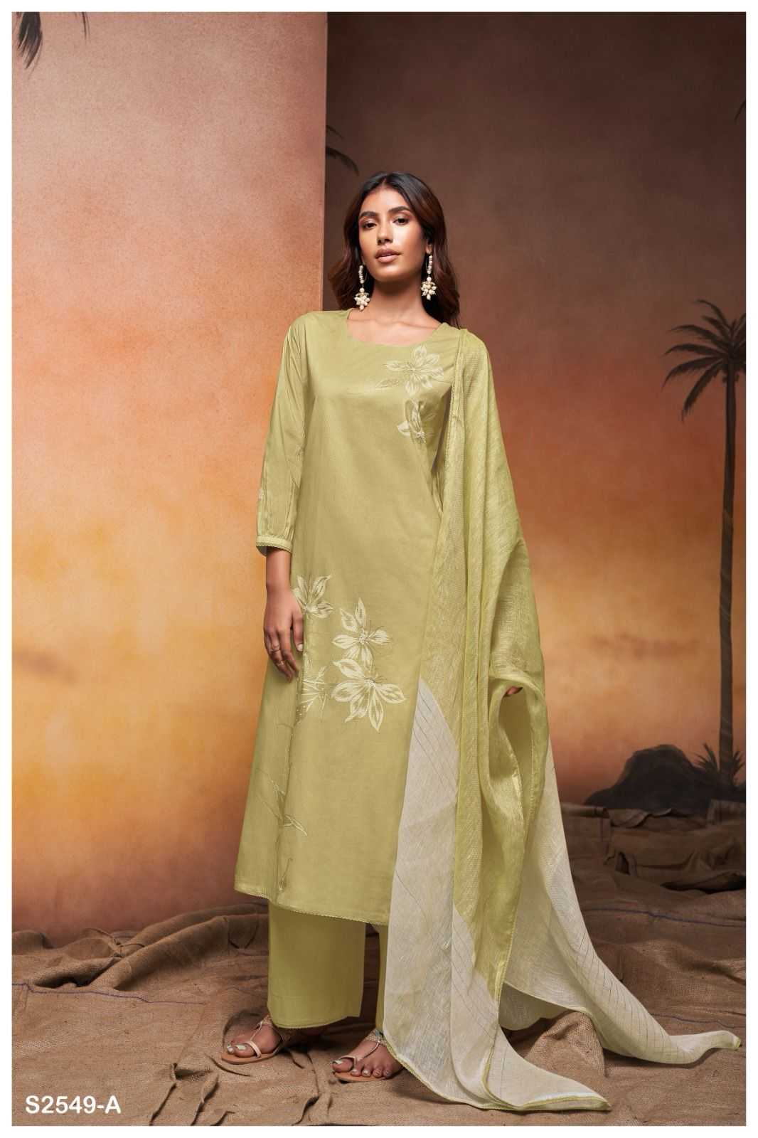Ganga OAKLEIGH 2549 Dress Materials Wholesale catalog