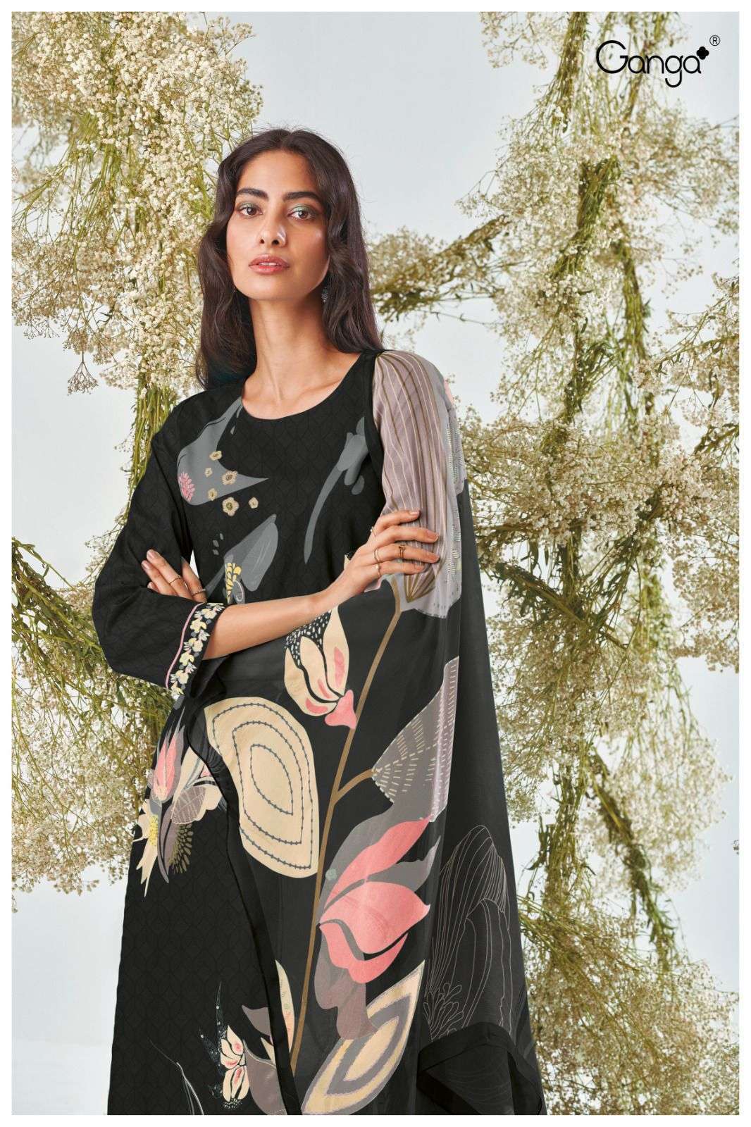 Ganga PRANAVI 2531 Dress Materials Wholesale catalog