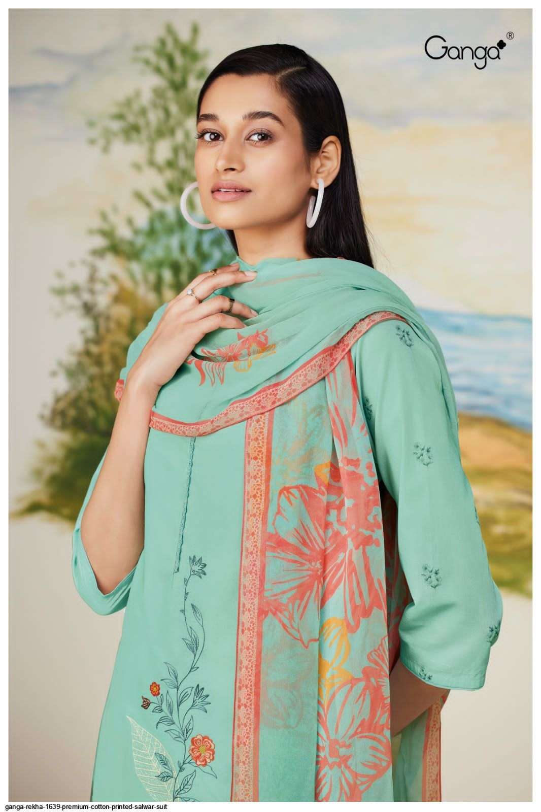 Ganga REKHA 1639 Salwar kameez Wholesale catalog