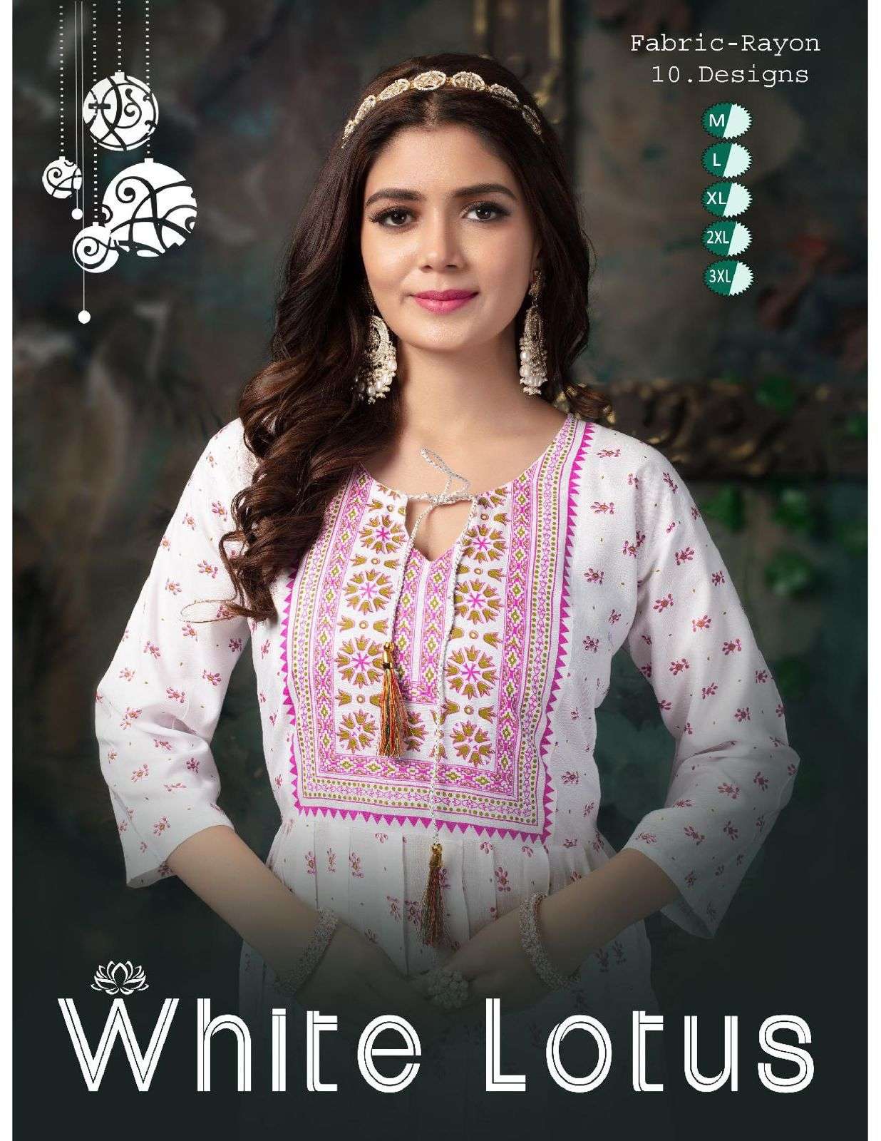 GOLDEN WHITE LOTUS VOL.1 Kurti Wholesale catalog