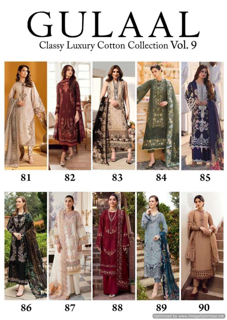 Gulaal Karachi Vol- – Dress Material - Wholesale Catalog